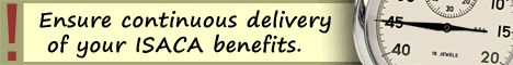 Renew your ISACA membership online